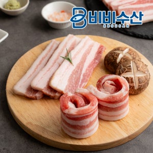 듀록 삼겹살 1kg 대패 구이용 냉동 수입 돼지고기