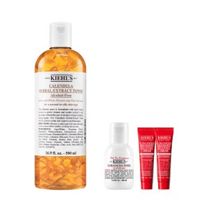 [N] 키엘 칼렌듈라 꽃잎 토너 500ml 세트(+대용량 디럭스 3종 증정)