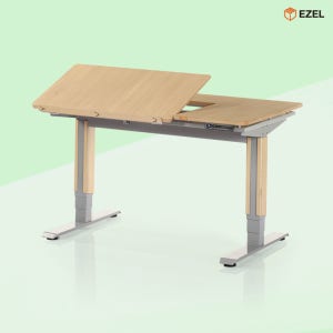 이젤 EZ-LAD 각도조절책상 높이조절책상 전동 어린이 키즈 성인 1180 1400
