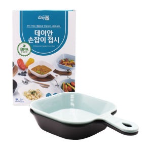 캠핑&1인가구가 사용하기 좋은 전자렌지 이용 가능한 손잡이 앞접시