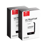 공식인증점 WD ULTRASTAR HC560 20TB 7200RPM 2PACK HDD 울트라스타 20테라 하드디스크 2패키지 CMR 무상 3년 나스용 WUH722020ALE6L4