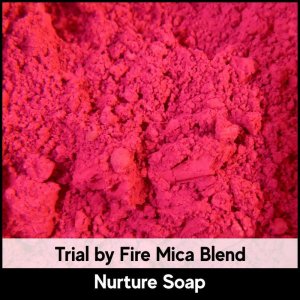 너처솝 트라이얼 바이 파이어 레드 마이카 블랜드 1oz 28.3g Nurture Soap Trial by Fire Red Mica Blend cp mp hp 천연 비누 재료