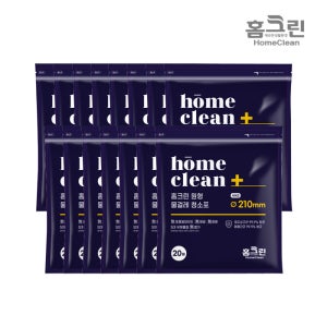 [20매x15팩] 홈크린 원형 물걸레 청소포 국내생산 /휴스톰/스윙