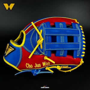 WE 위글러브 개인오더 H웹 12인치 외야글러브 우투 (B/R/Y)