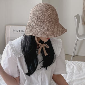 턱끈 보닛 벙거지 여성 데일리 지사 챙모자