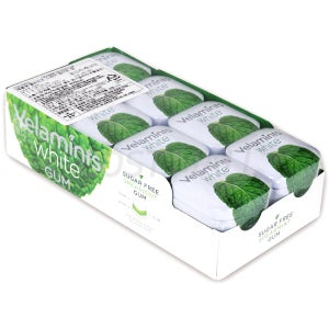 벨라민츠 화이트 스피어민트 무설탕 껌 40g x 8개/자일리톨/캔디/스피아민트
