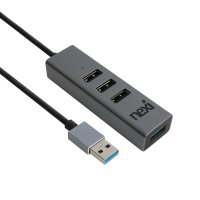 맥북 USB 허브 분배기 확장 4포트 노트북 USB 멀티포트