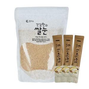 참미소 건강한 쌀눈 생쌀눈 500g 국산 국내산 현미 쌀눈 볶은쌀눈스틱 3포