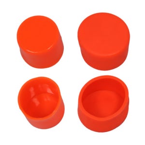 파이프캡 (형광실리콘) 아시바 마개 덮개 42mm,48.6mm