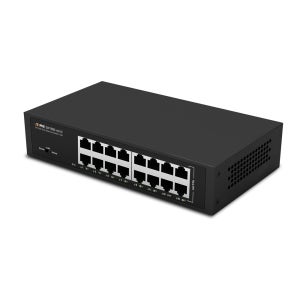 아이피타임 10/100Mbps 16포트 스위칭 인터넷 허브 렉장착 SW1600-mini2