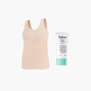 단색 주니어브라 런닝브라나시 주니어속옷 세트구성 + (선물) 청소년용 순한 선크림