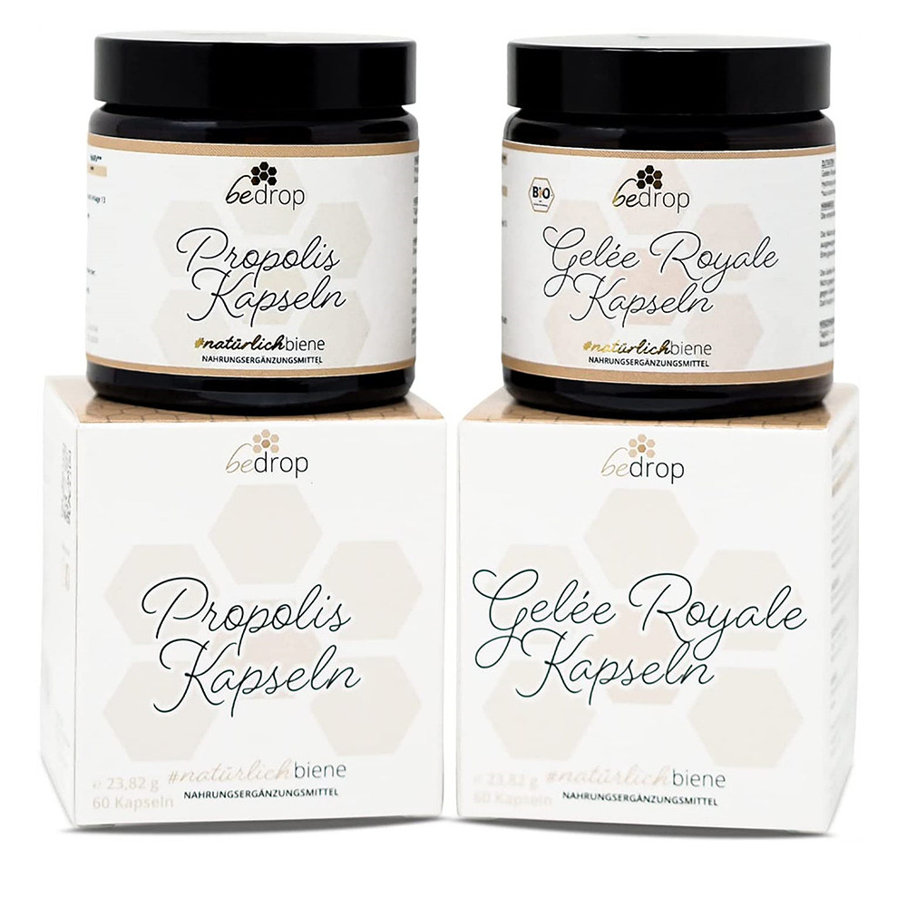 Bedrop 비드롭 Propolis &amp; Royal Jelly 60캡슐 X2정 프로<b>폴리</b>스&amp;로얄젤리