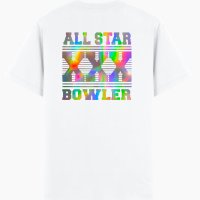 볼링티셔츠 홀로그램 XXX BOWLER 볼링크루 기능성 메쉬 면티 락볼링장 팀복 단체복