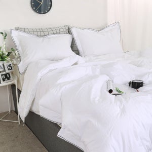 [스테디셀러] 아이리스 하모니WH2 고밀도 워싱면 호텔 차렵이불