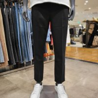 [PLAC] 플랙진 남성 STRING PANTS 크롭 밴딩 슬랙스 스트레이트 핏 PWTZ3PTL42M