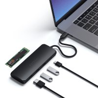 사테치 USB C 허브 SSD지원 멀티포트