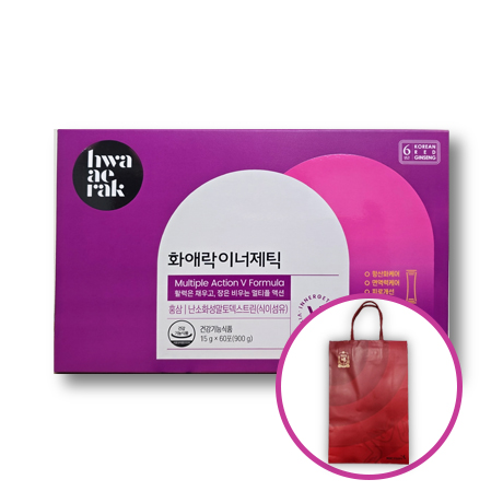 정관장 화애락 이너제틱 15g x 60포 홍삼젤리 효도선물