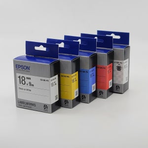 엡손 정품 라벨테이프 18mm (길이 9m) 라벨리본