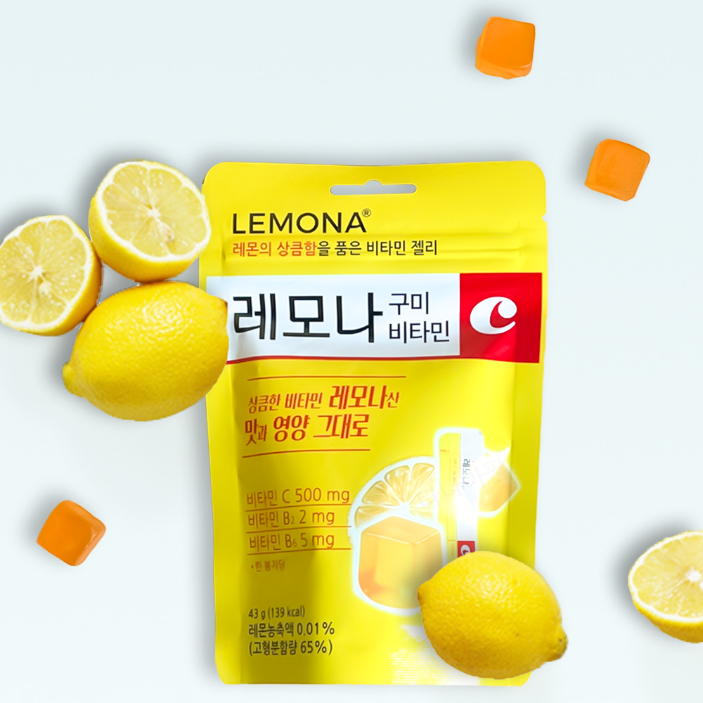 레모나 젤리 구미 레모나 비타젤리 1봉 비타민C 아스코르빈산 맛있는 비타c 키즈 임산부