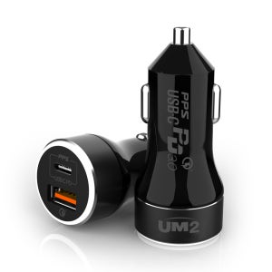 차량용 45W PPS 고속 충전기 USB PD 듀얼 급속 충전 퀄컴 3.0 퀵차지 시거잭