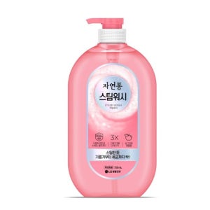 엘지생활건강 자연퐁 스팀워시 주방세제 용기 애플향 750ml