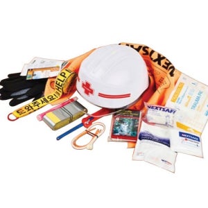 재난대비 생존 헬멧키트 응급보호장비 지진대비용품