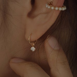 [김고은협찬] 14k 라니아 원터치 링귀걸이