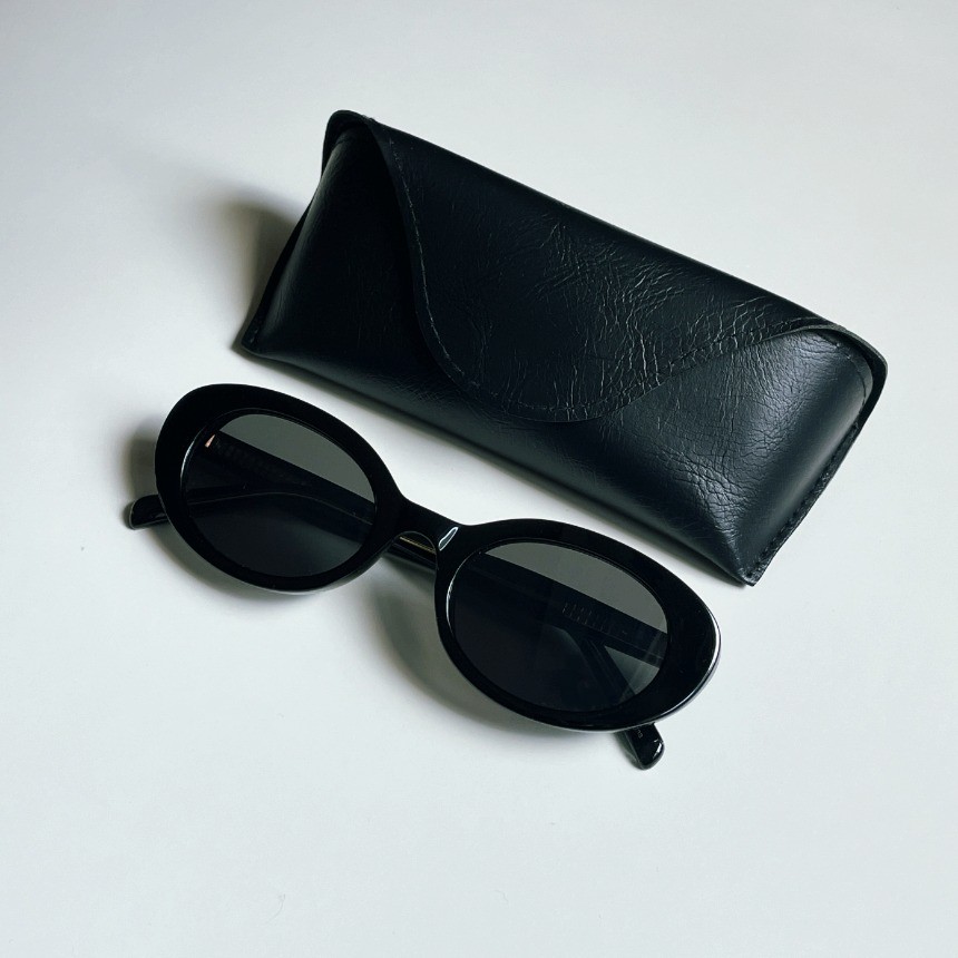 커트코베인 타원형 캣아이 틴트선글라스 레트로 인싸 색안경 힙합