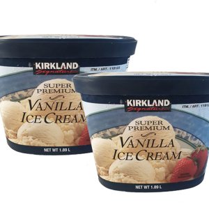 코스트코 커클랜드 바닐라 아이스크림 1.89L x 2개 대용량