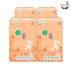 유기농본 생리대 소형 28P x 4팩