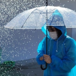 장마철 비오는날 여성비옷 레인코트 성인우의