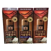 려 진결모 거품염색약 국내산 홍삼 새치커버 40g(묶음 배송 상품)