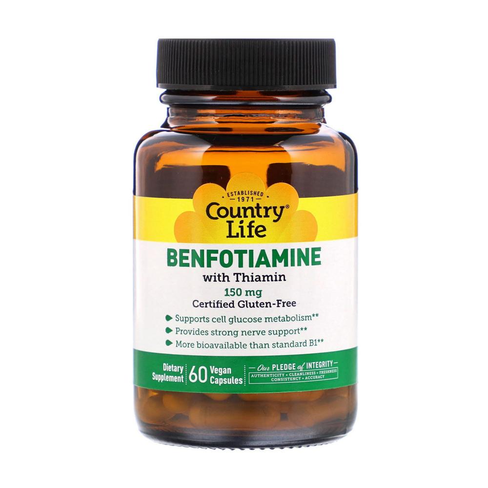 <b>컨트리라이프</b> 벤포티아민 티아민 150mg 60베지캡슐 <b>비타민B1</b>