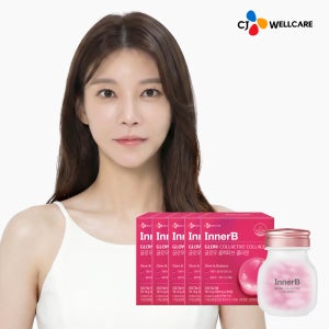 CJ 이너비 글로우 콜렉티브콜라겐 (정) 엘라스틴 285달톤 비타민C 84캡슐, 5개