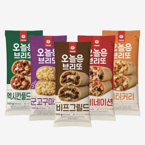 [론칭기념, 8월 13일까지만 이 가격] 천일식품 오늘은브리또 골라담기 120g x 5봉