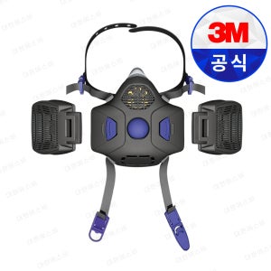 3M 프리미엄 양구형 HF-800 시리즈 방독면 정화통 쿼드플로우 필터 HF-801SD HF-802SD HF-803SD