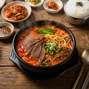 자우담 소고기국밥(맑은/얼큰) 9+1팩 나주 곰탕, 얼큰 해장국 갈비탕 베이스