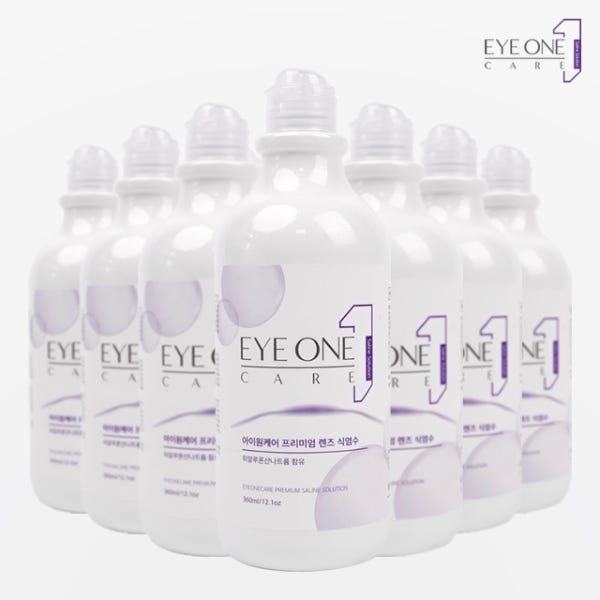 아이원케어 드림렌즈 프리미엄 식염수 데이워시 360ml 10개 히알루론산 트레할로스 함유