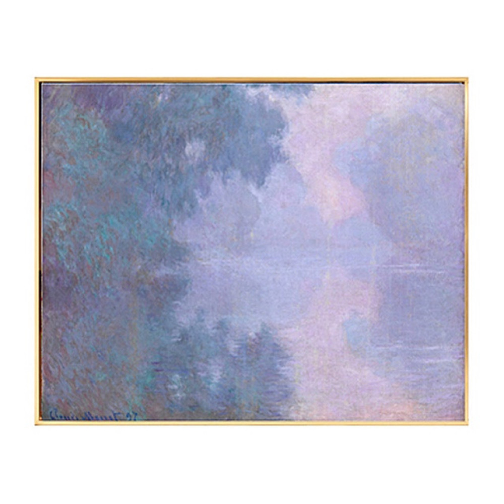 그림 명화 캔버스 액자 / 클로드 모네 지베르니의 센 강, 아침안개 속에서