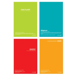 모닝글로리 1000 칼라내지 중철노트 (32절)