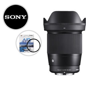 (정품등록 상품권 7만) 시그마 16mm F1.4 DC DN (크롭)+겐코MCUV 소니 E 마운트