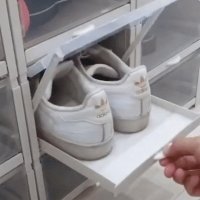 원룸 유아 아기 신발장 아기 신발 정리대 카라반 플라스틱 신발장