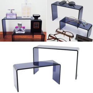 골든트리 ㄷ형 스모그 아크릴 진열대 소품 제품 진열 화장품 디피 디스플레이 상품 전시 받침대 매장 선반