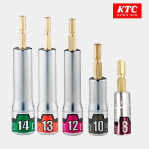 KTC 복스알 세트 난공불락 임팩 육각 복스 비트소켓 5pcs 0814
