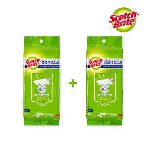 3M 스카치브라이트 대형 정전기 청소포 리필 30매+30매