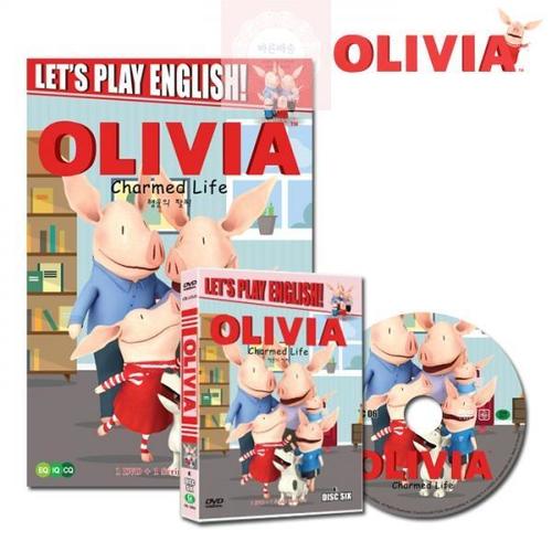 꼬마돼지 올리비아 DVD 컬러북 시즌4 어린이 영어 만화 책