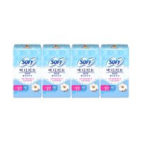 쏘피 천연 코튼 일반 팬티 라이너 무향 40P x 4개 소피 생리대