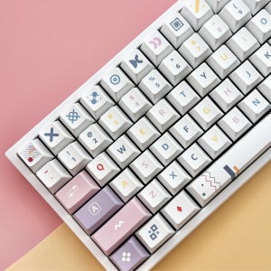 멤피스 스타일 키캡 체리프로 파일 PBT 염료승화 키캡