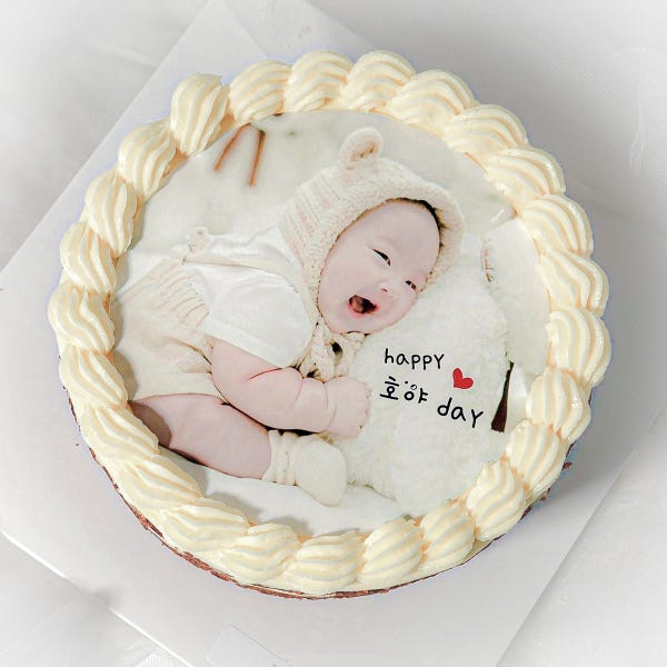 포켓파크 포토 케이크 레터링 사진 생일 주문제작 수제 맞춤 로또 커스텀 감사장 미니 호두당근