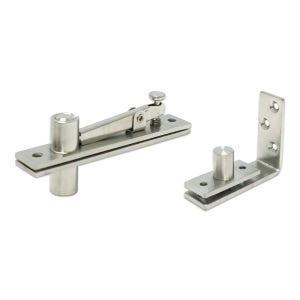 스텐 조절용 피봇 힌지 ㄱ자 도어 상부 하부 설치